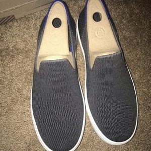 Rothy’s steel gray sneakers